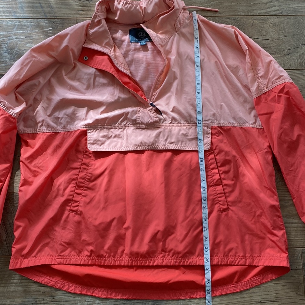 Lauren James - Women’s Pullover Windbreaker Fold In Hood Rain Jacket XXL - Picture 5 of 6